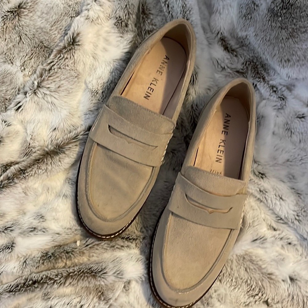 Anne Klein Buff Colored Loafers